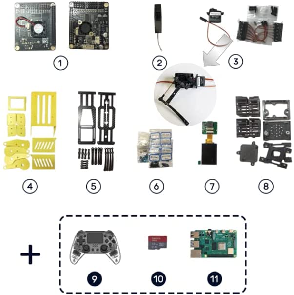 MangDang Mini Pupper: AI Robot, Smart Robot, Quadruped Robot, Educational Robot, Genuine, Open-Source, STEM, K12