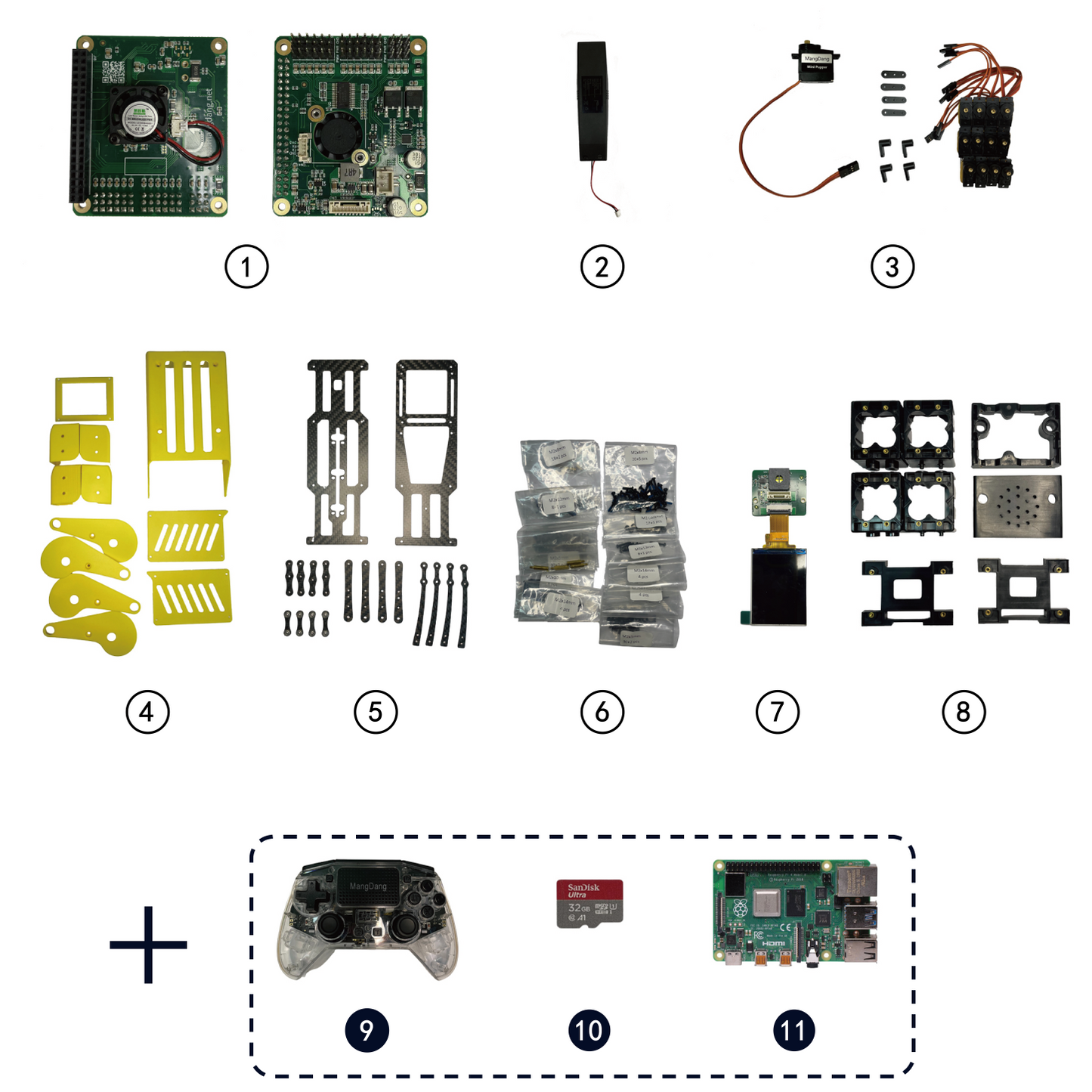 MangDang Mini Pupper: AI Robot, Smart Robot, Quadruped Robot, Educational Robot, Genuine, Open-Source, STEM, K12